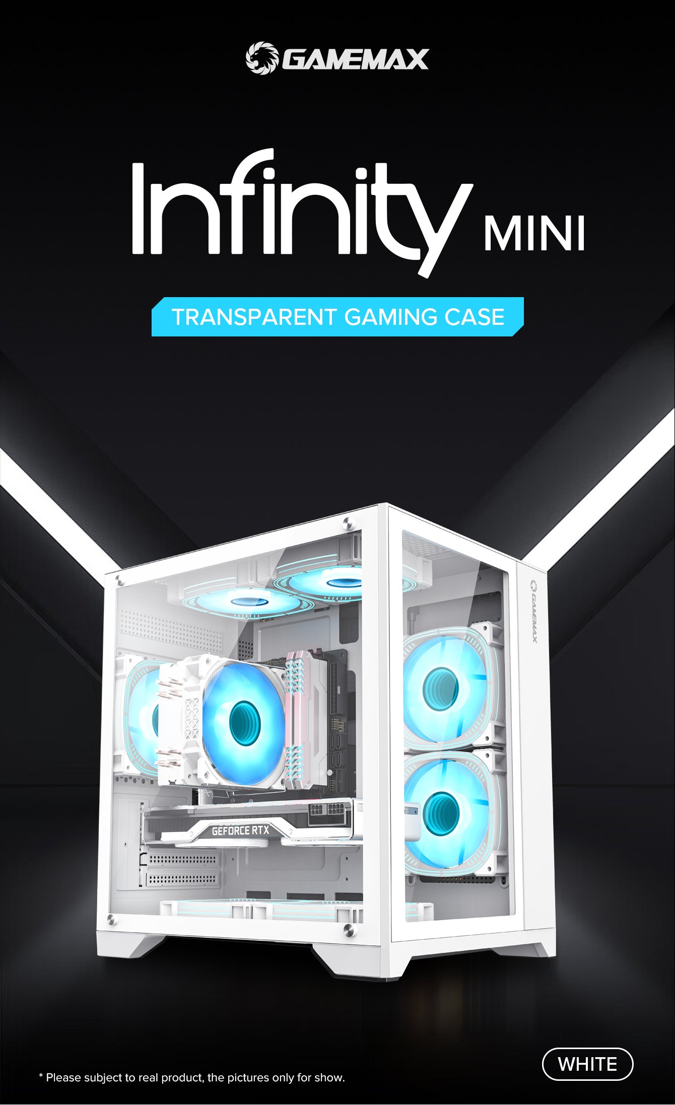 GAMEMAX INFINITY MINI WHITE PC Case